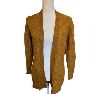 LL bean classic ragg style open cotton cardigan size Medium